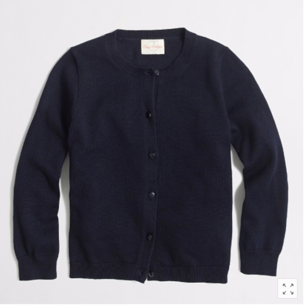 J. Crew Kids Navy Button Down Cardigan